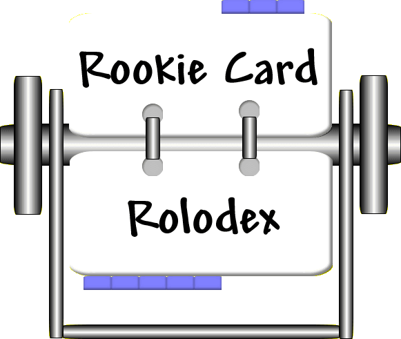 Baseball RC Rookie Rolodex Checklist