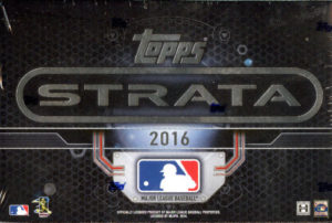 2016 Topps Strata Baseball Sealed Hobby Box