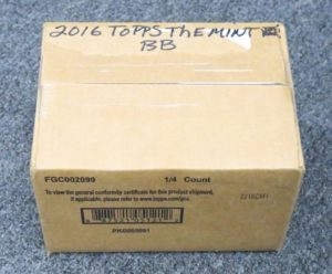 2016 Topps The Mint Baseball Case