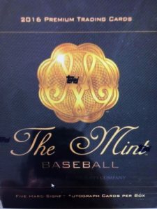 2016 Topps The Mint Hobby Box